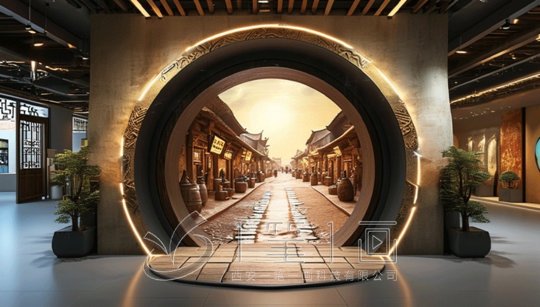 <h2>AI智能非遗博物馆设计效果图</h2>